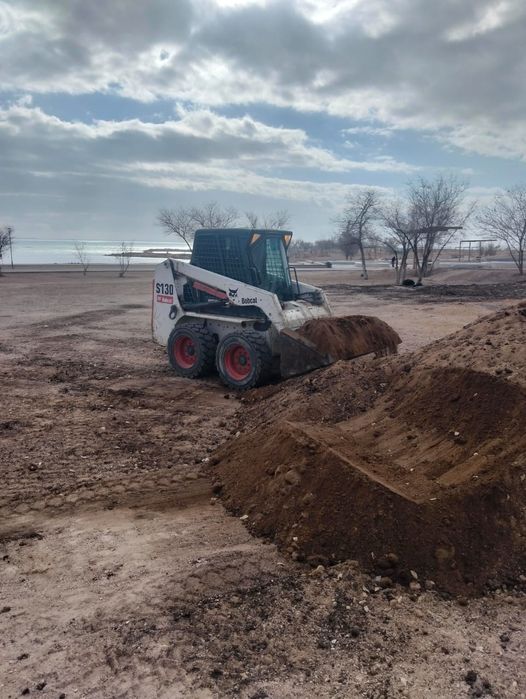 Аренда. Мини погрузчик. Ямобур     гидромлот   BOB CAT