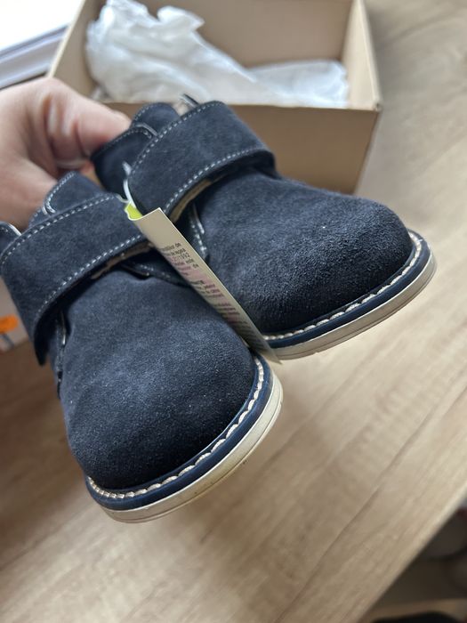 Botine de piele, marimea 28 (17,5 cm interior)