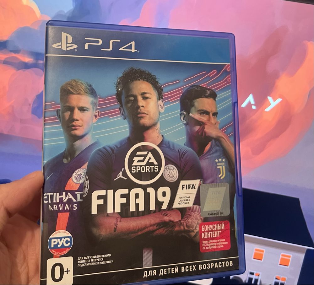 диск на ps 4 fifa 19