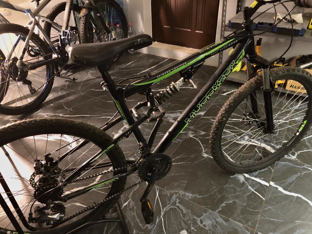 Vand bicicleta Muddyfox cu suspensie dubla