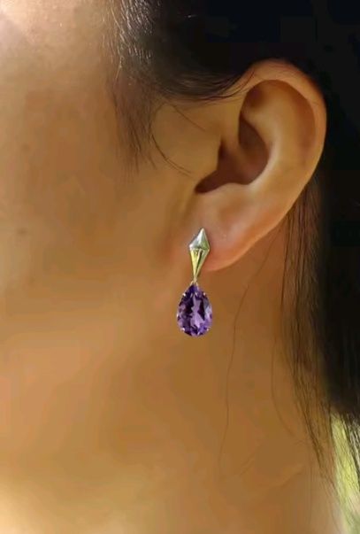 Сребърен комплект с естествен гранат