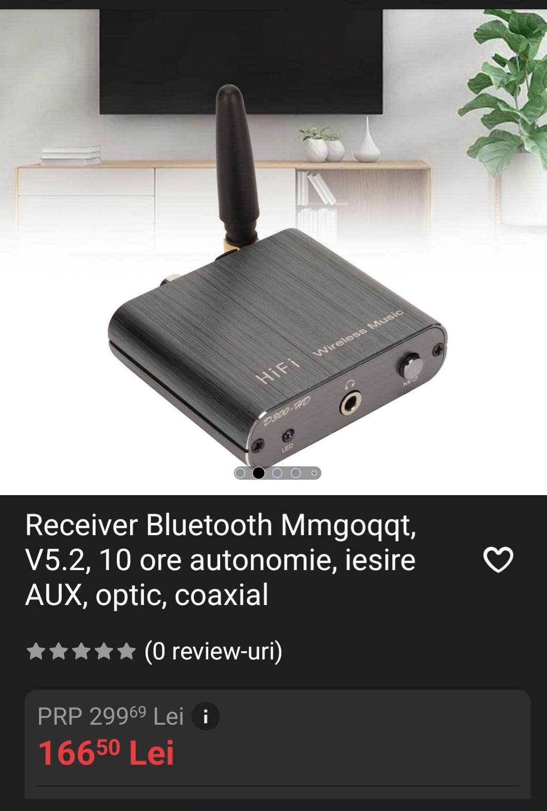 Bluetooth receiver D300 hd