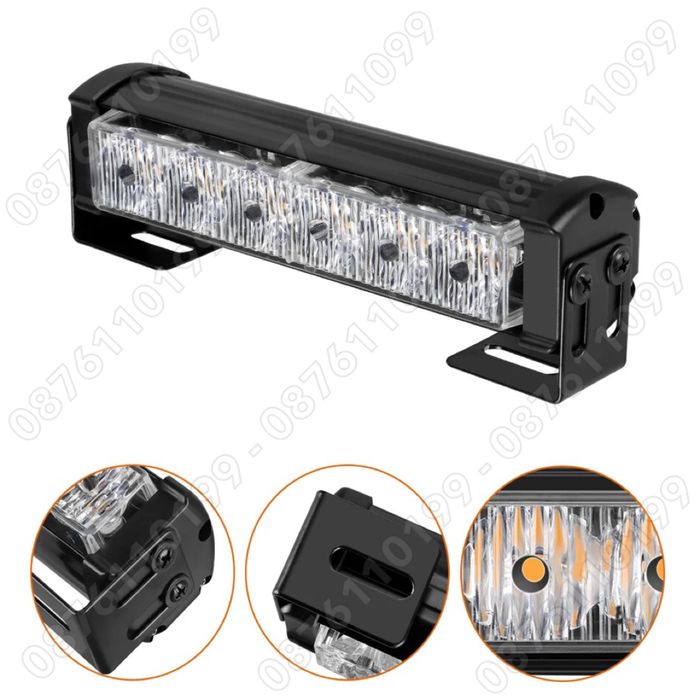 2 Броя 12-24V 72W Аварийни Блиц Светлини с контролер