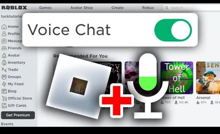 Подключу войс чат в роблоксе