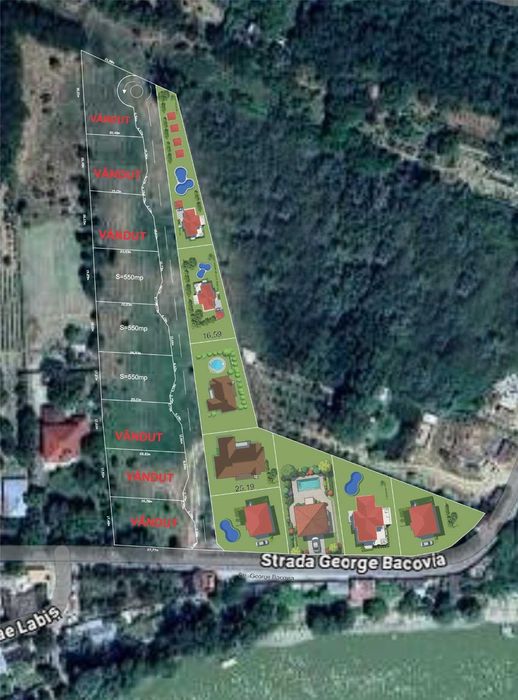 Loturi de teren  pentru construcție locuințe