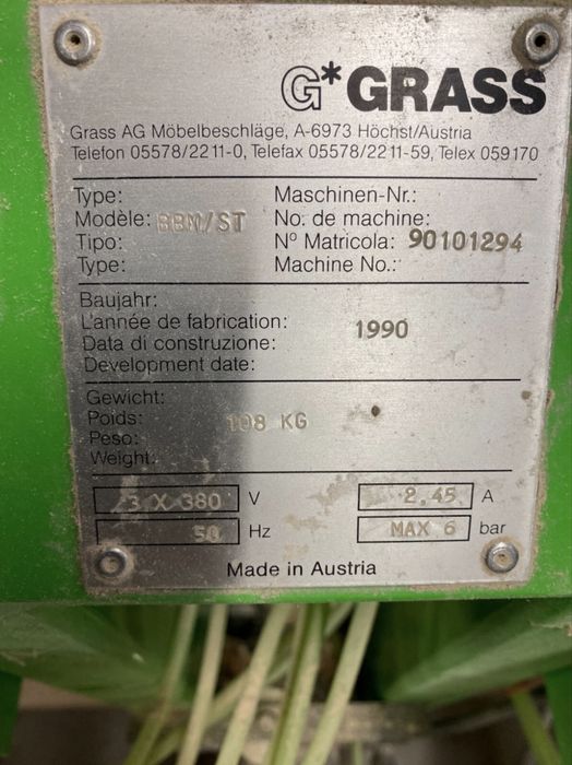 Пробивна машина Grass bbm st