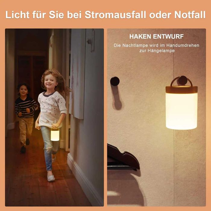 Lampa de Noptieră REYLAX, Reglabilă, 12 Culori, USB