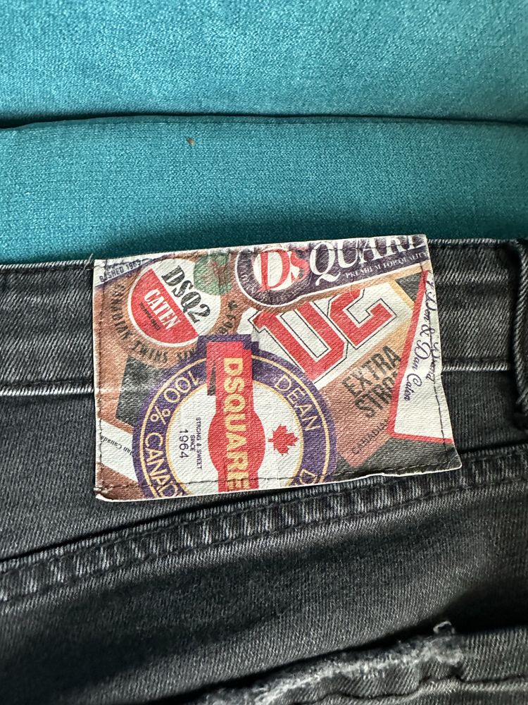 Дънки DSQUARED2 черни 2 броя !