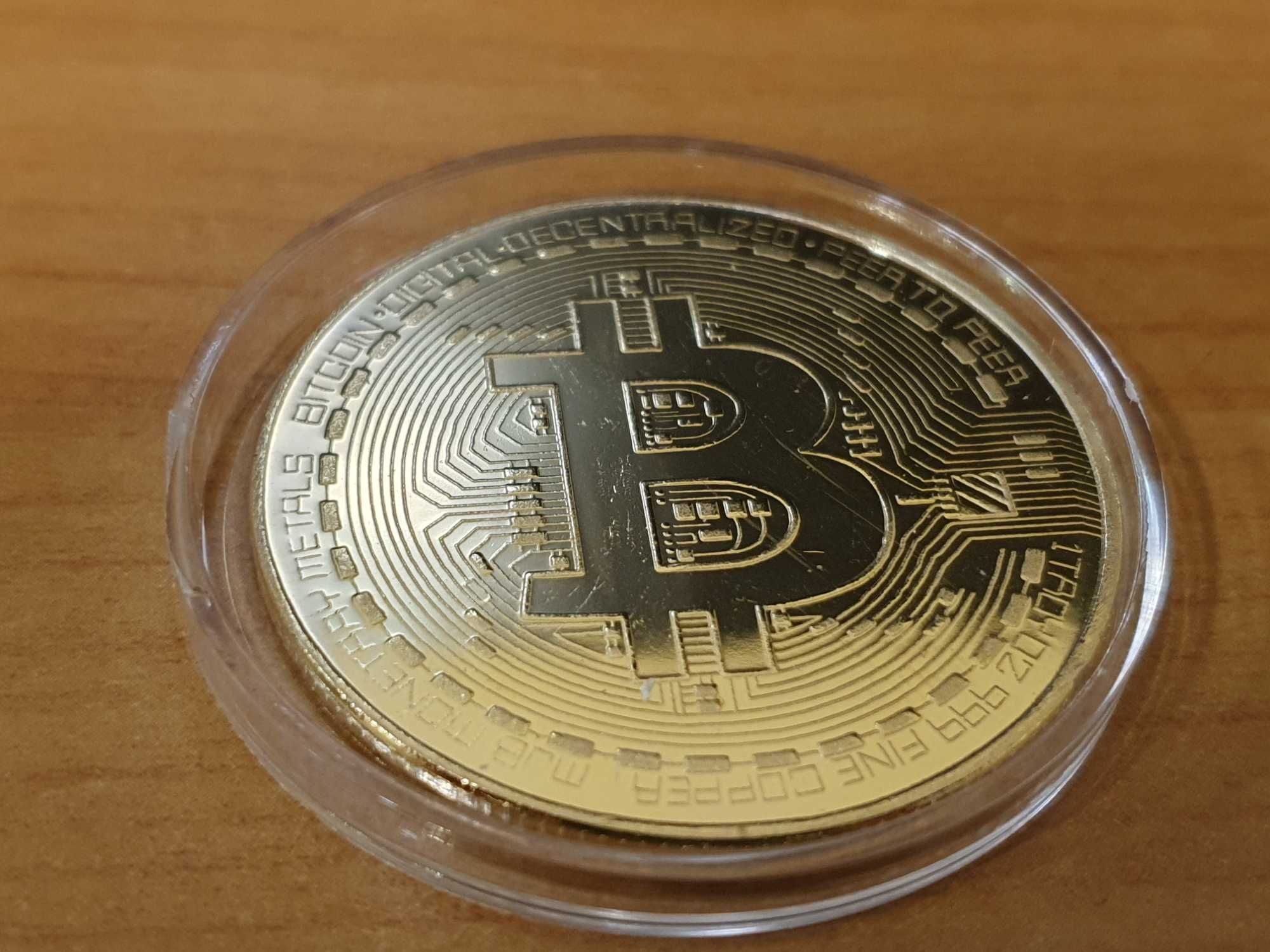 Физическа монета Биткойн (Bitcoin)