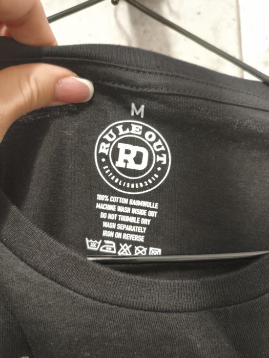 Tricou Rule Out bumbac M negru nou muay thai