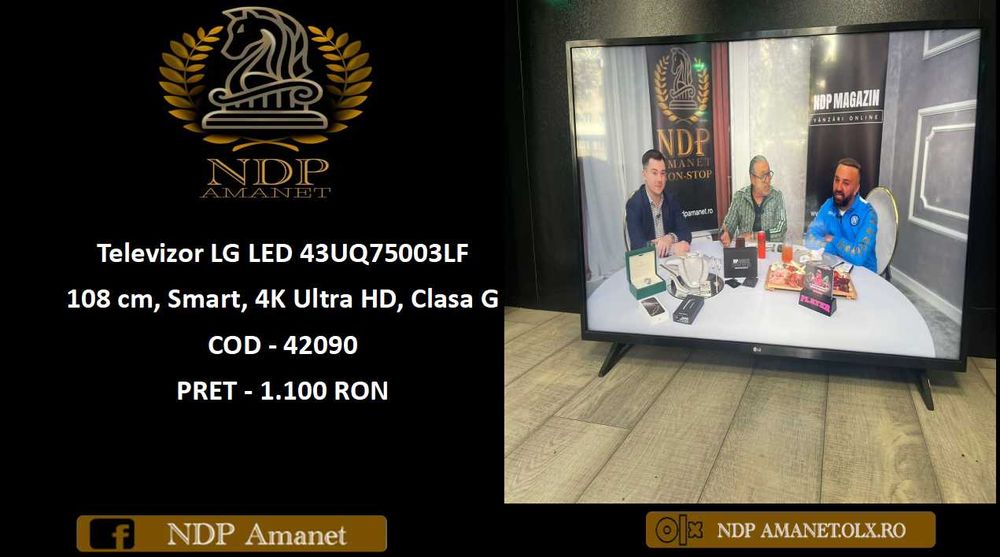 NDP Amanet NON-STOP Bld.Iuliu Maniu 69 Televizor LG LED SMART  (42090)