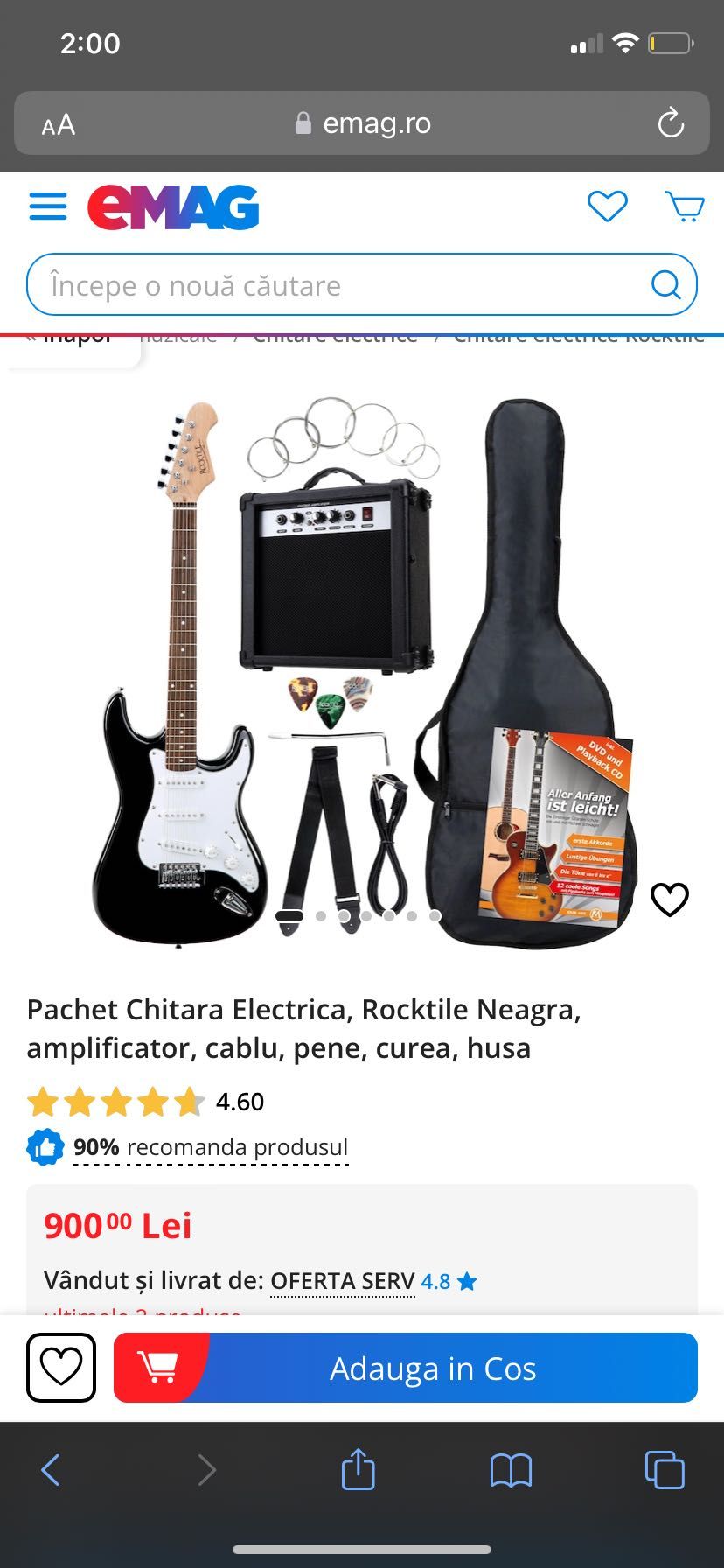 Chitara Bass ROCKTILE