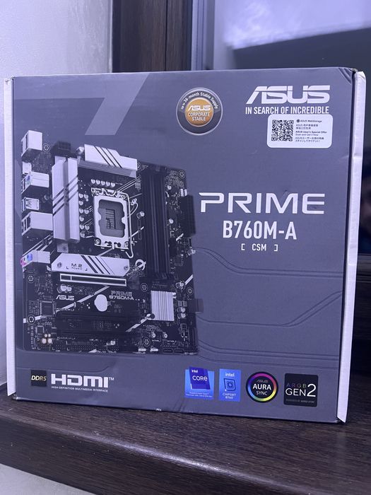 placa de baza b760m ddr5 lga 1700 noua sigilata