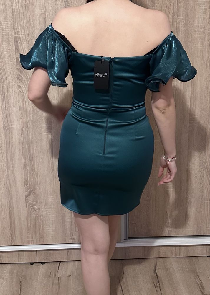 Rochie verde de ocazie