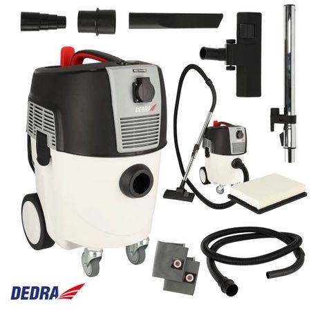 Прахосмукачка DEDRA DED6607 1600W - Подходяща за шлайфмашина / Жираф