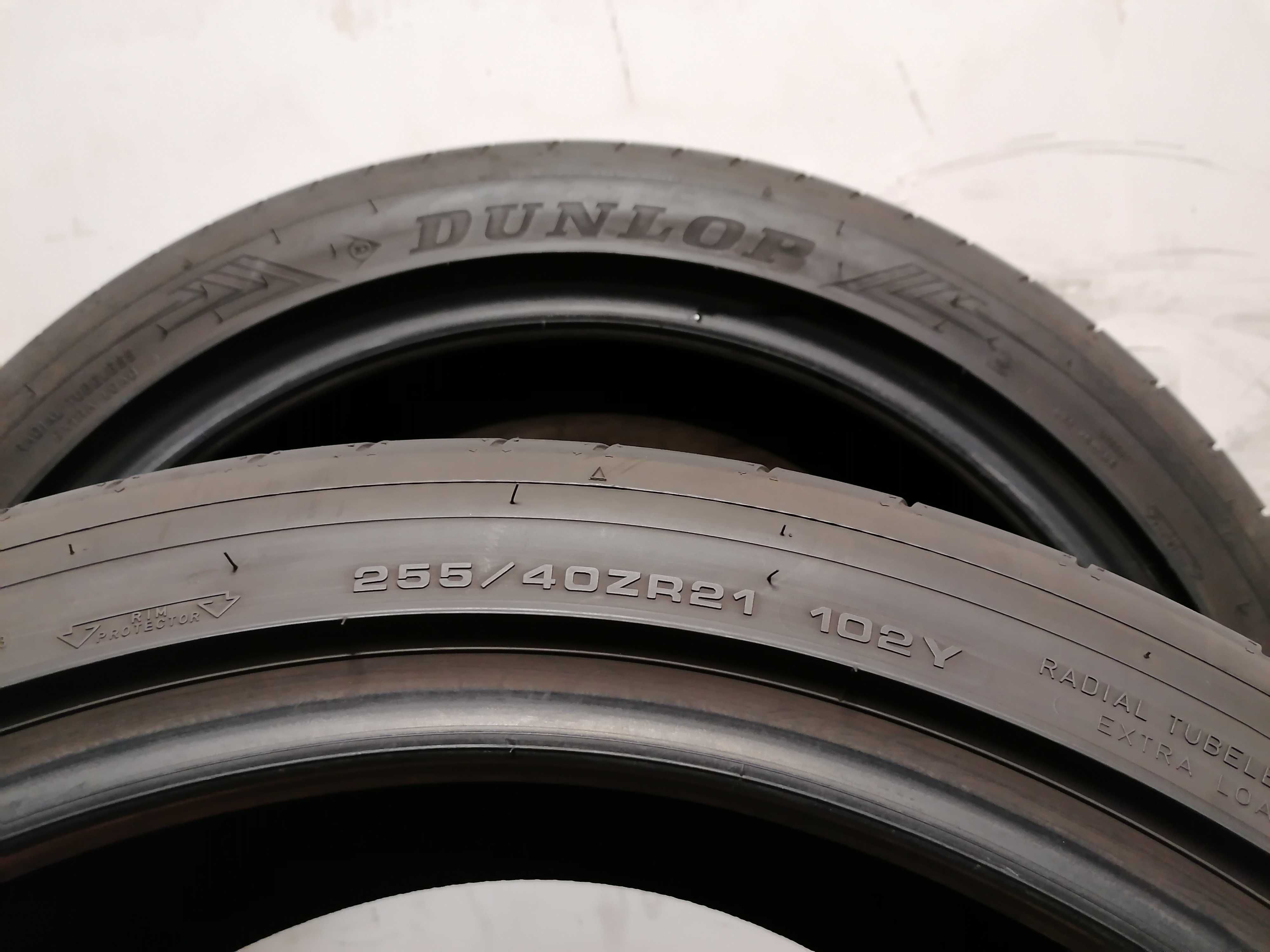 2 бр. 255/40/21 Dunlop / летни гуми