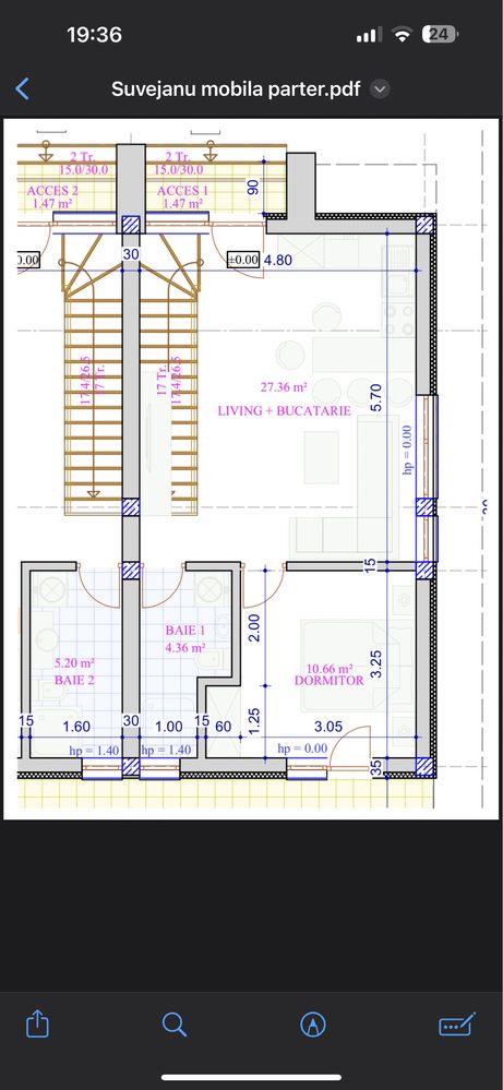 De vânzare 6 case tip duplex metro(primul sens giratoriu3/4 camere