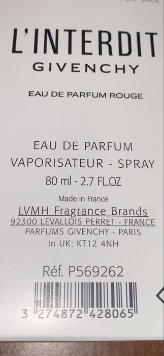 Eau de parfum L’interdit Rouge Givenchy 80ml