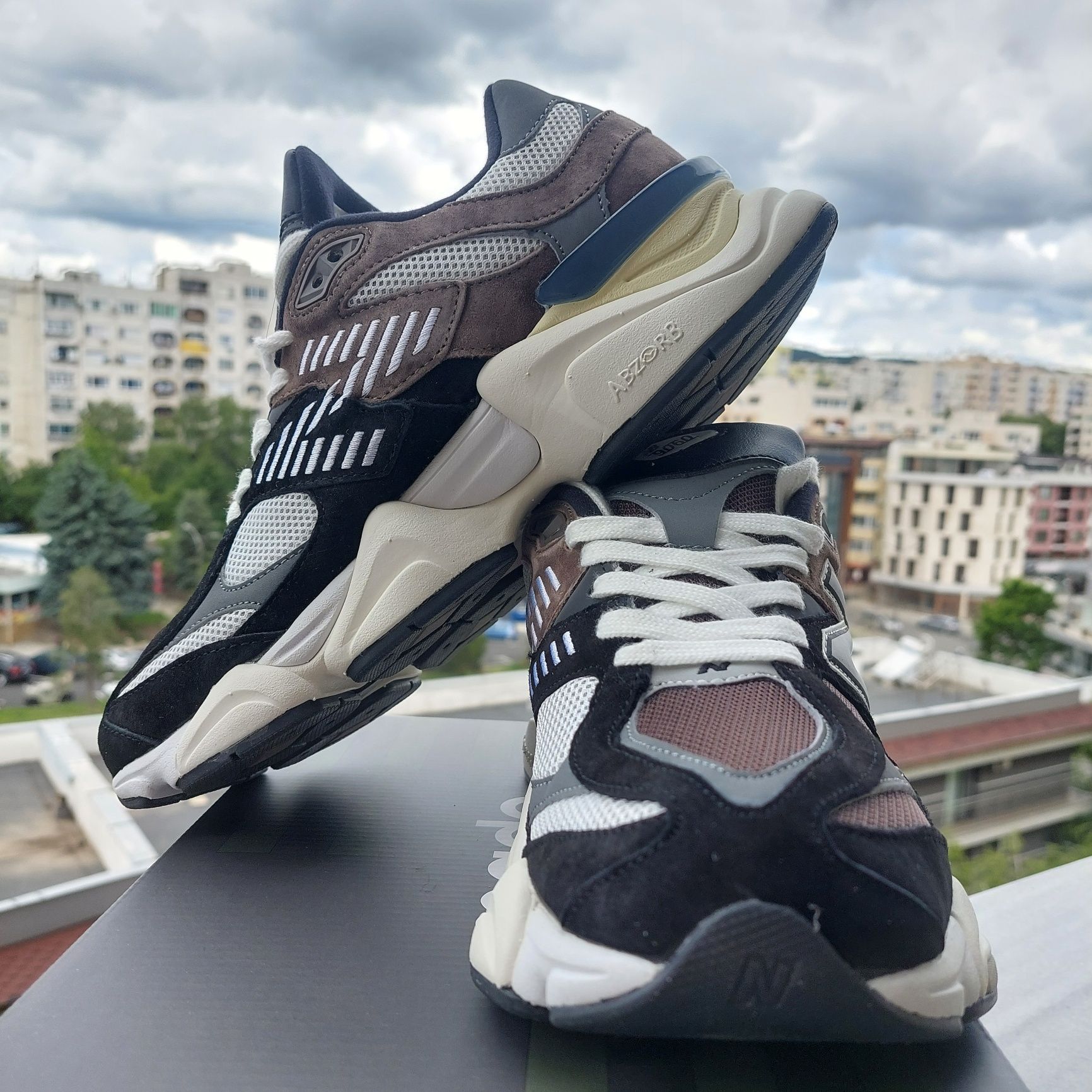 New Balance 9060 Black and Brown