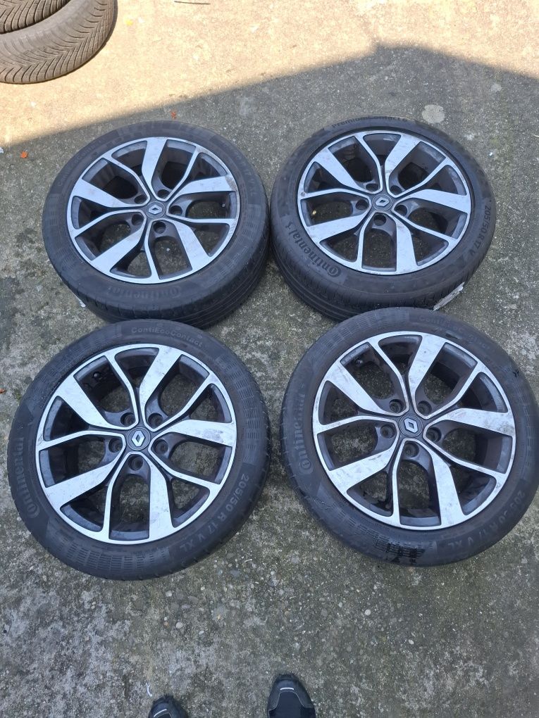 Jante aliaj bicolore originale renault 17 inch 5x114.3 megane talisman