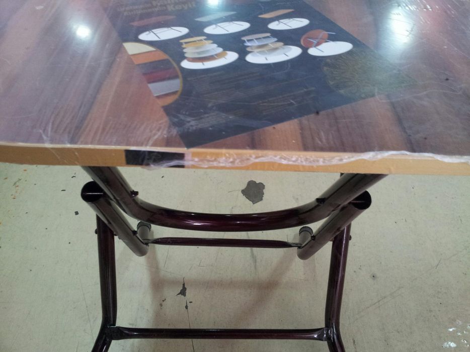 Masa plianta, 50x60x55, pal + metal. Bucatarie/camping/gradina. Noua!