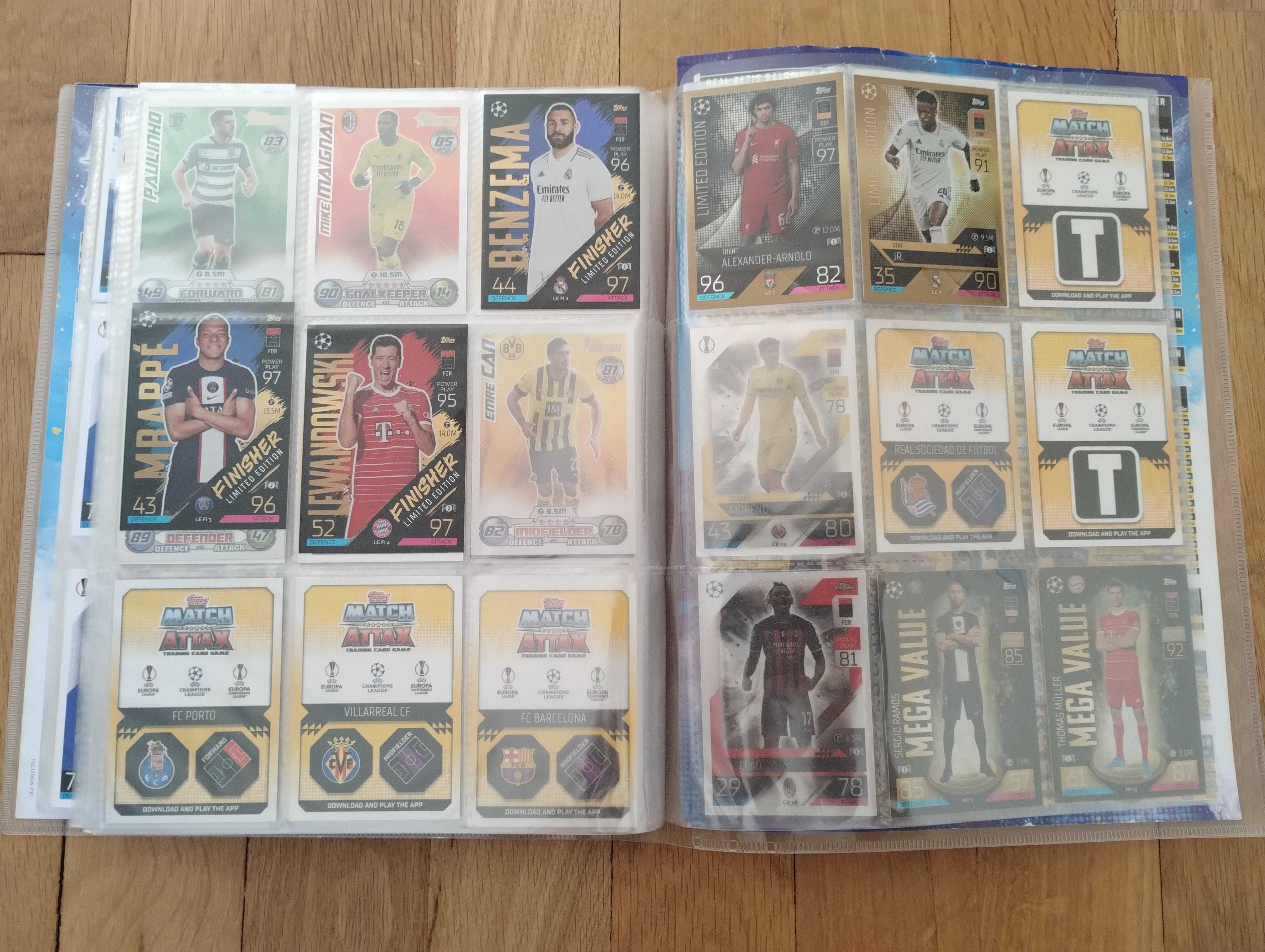 Албум Match Attax 2022/2023 - 90% събран