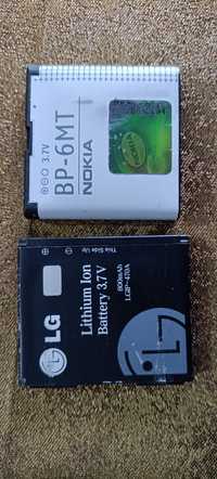 Baterii, acumulatori pentru telefon mobil Nokia , LG