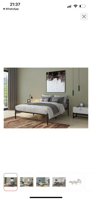 Продам кровать с матрасом