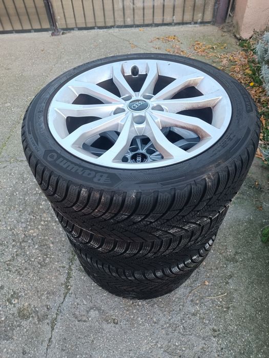 Jante Audi R 18 S-Line A4 B9 cu Cauciucuri Iarnă Noi