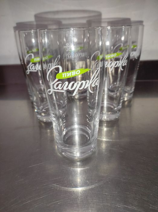 Чаши за бира Пиринско,Шуменско, Загорка и Морети