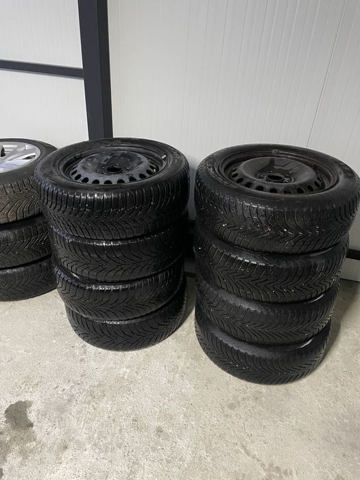 Jante+caucuri de iarna 205/55/r16 ford/peugeot