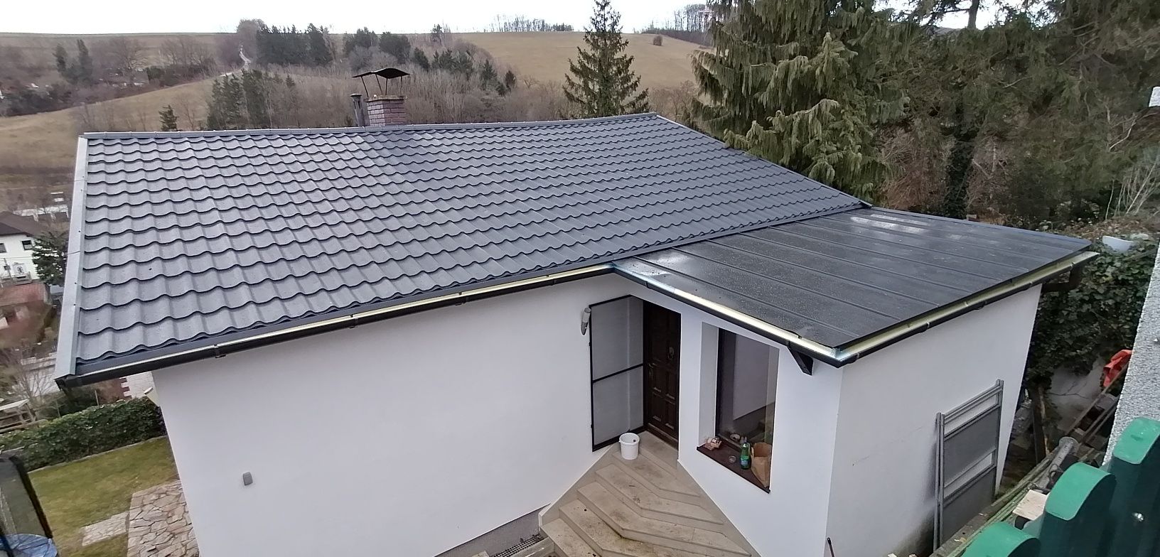 Acoperisuri mansardari jgheaburi burlane tigla metalica