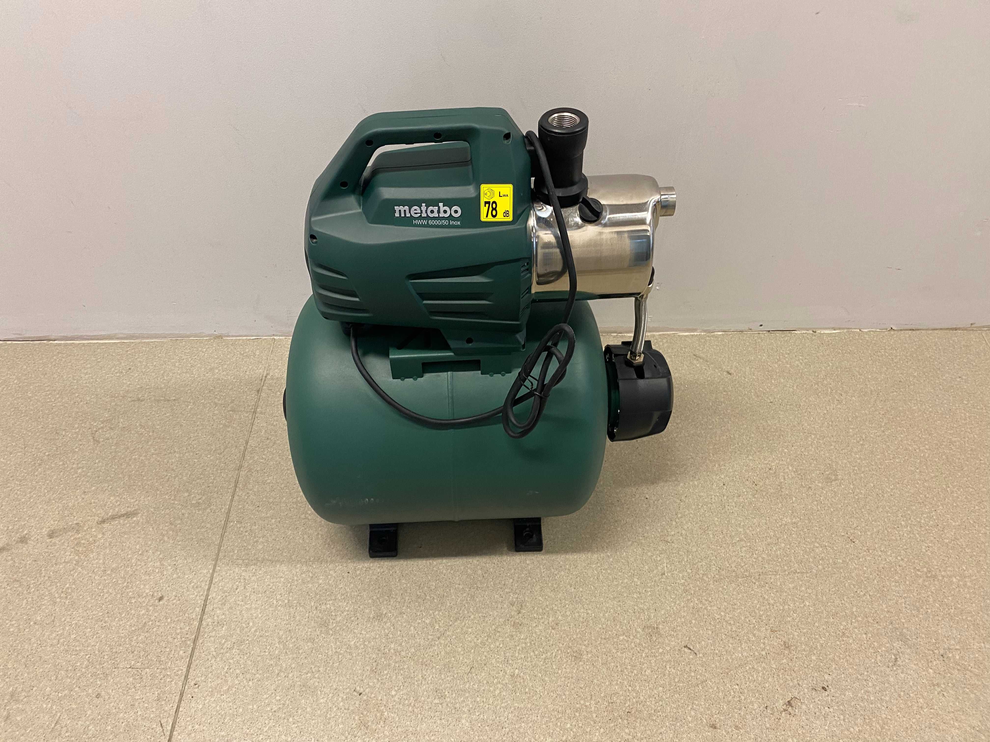60097600	Хидрофор 1300W 6000 l/h METABO HWW 6000/50 INOX