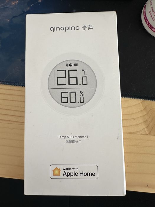Qingping cgg1t senzor de temperatura compatibil cu Apple home