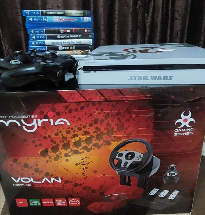 SONY PlayStation 4 Slim 1 TB  Star Wars Edition&Volan gaming MYRIA