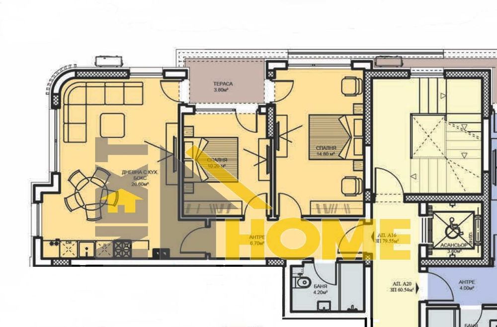 Просторен тристаен апартамент в нова сграда с ГАРАЖ