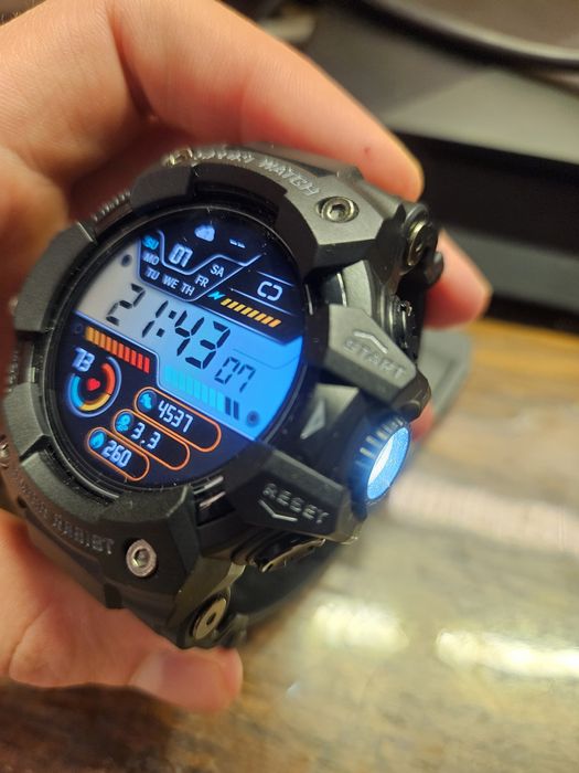 Масивен Military Smart Watch – Чисто Нов, Обаждания, Водоустойчив