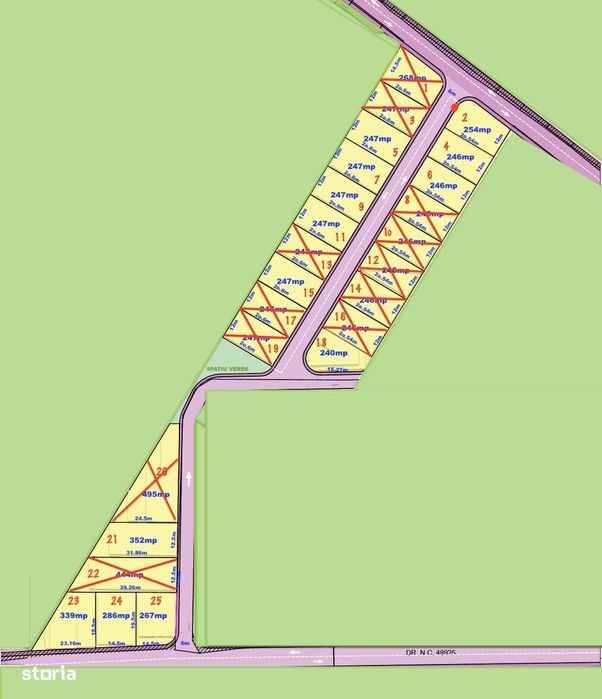 PRET SOC! Loturi Ghimpati, intravilan, utilitati in zona, RATE!