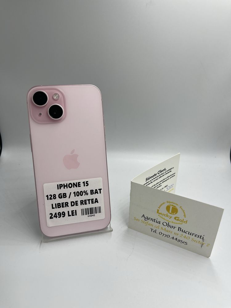 Iphone 15 128GB / 100% Bat #44848