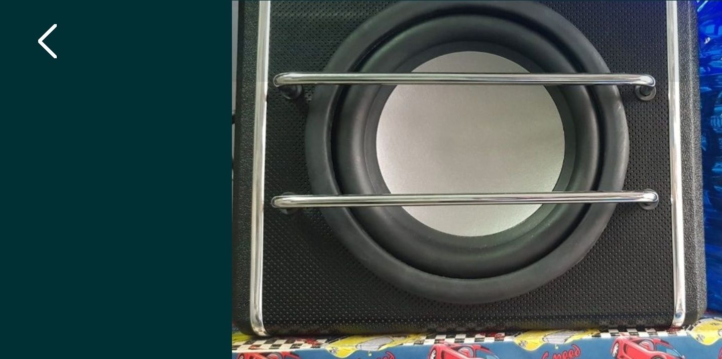 Subwoofer bass activ nou pentru casa sau masina trapezoidal