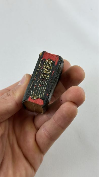 Dictionar liliputh miniatural francez german foarte vechi carte veche