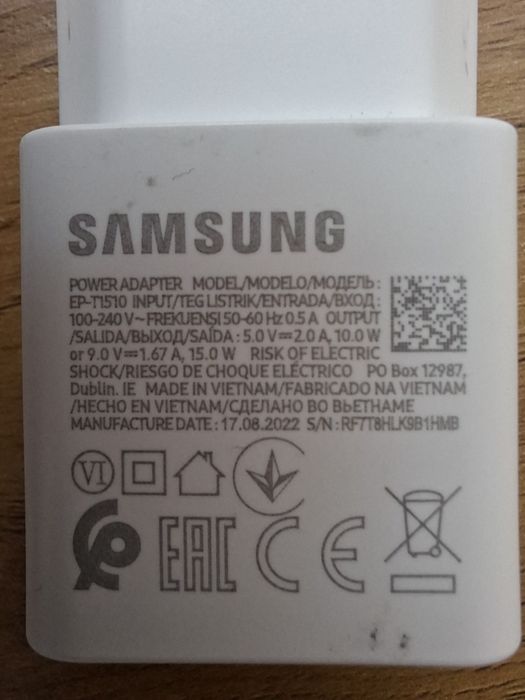 Vând încărcător Samsung type C  15W