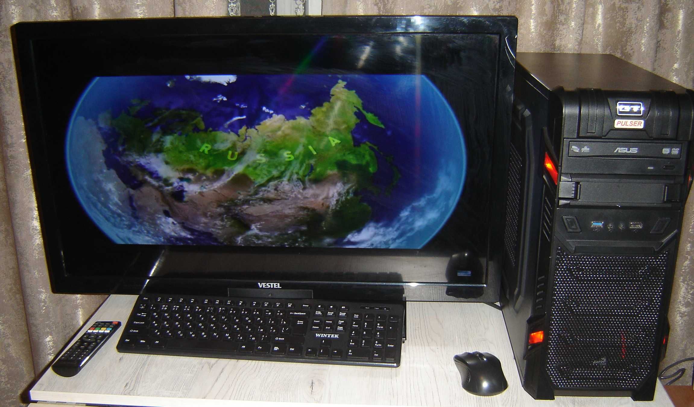 Компьютер 4-х Ядерный i5-4590 Озу-16гб с большим монитором.