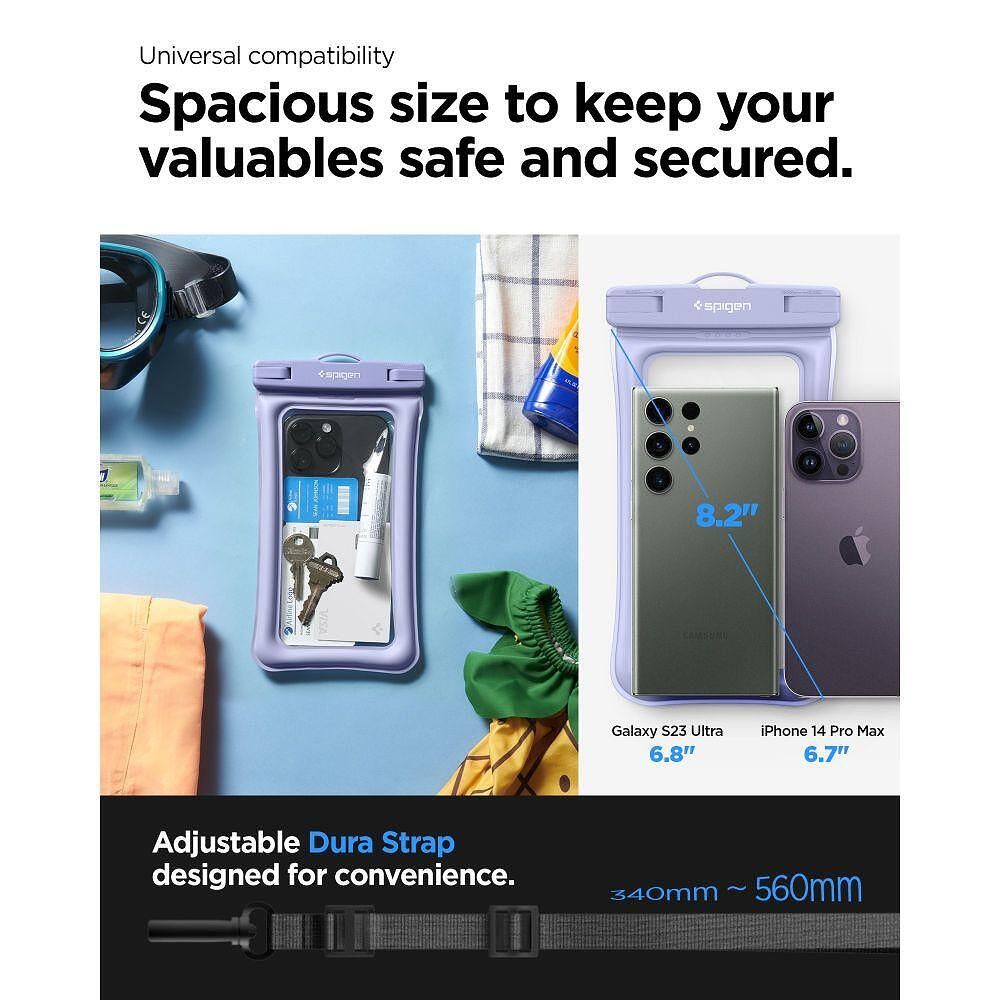 Универсален водоустойчив калъф spigen a610 aqua blue
