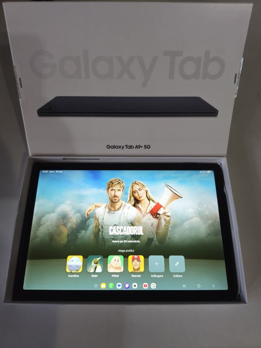 Vând Tableta Samsung Galaxy Tab A9+ 5G cu Garanție, Cutie originala și