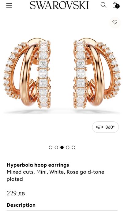 Swarovski  earrings