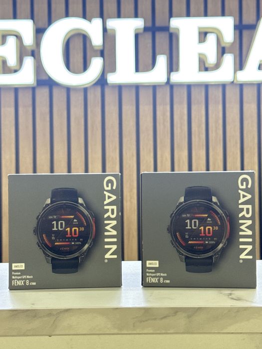 GARMIN Fenix 8 / AMOLED / 47MM / Black / Sigilat
