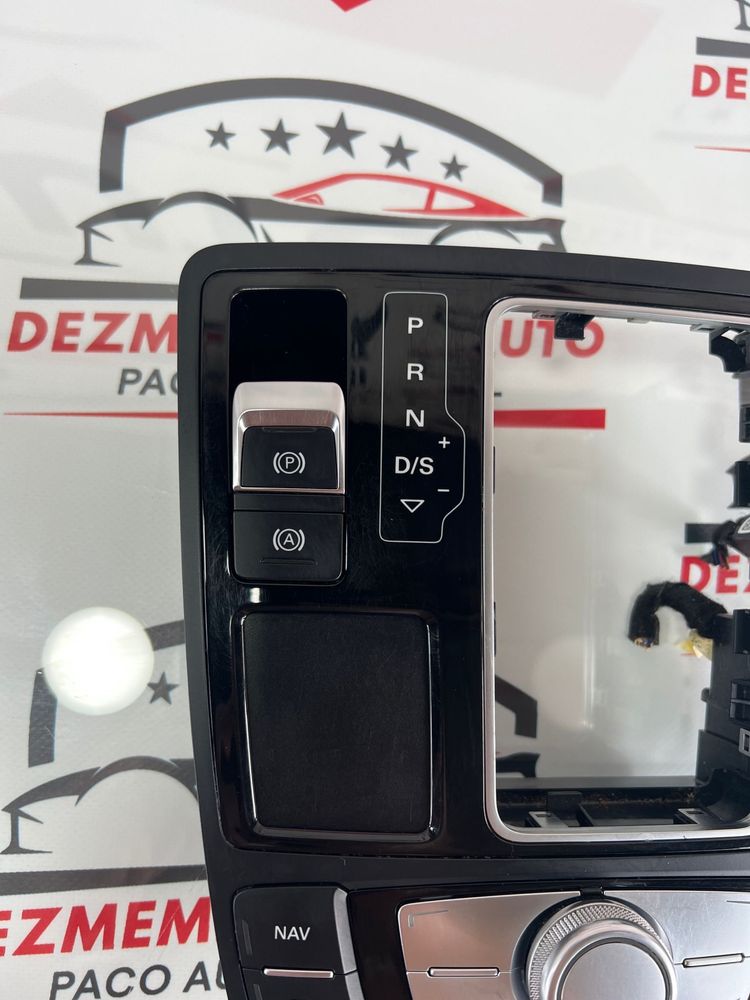 Consola Centrala MMI Buton Start Stop Media Audi A6 4G C7 / A7