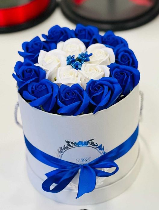 Buchete trandafiri din Săpun si satin