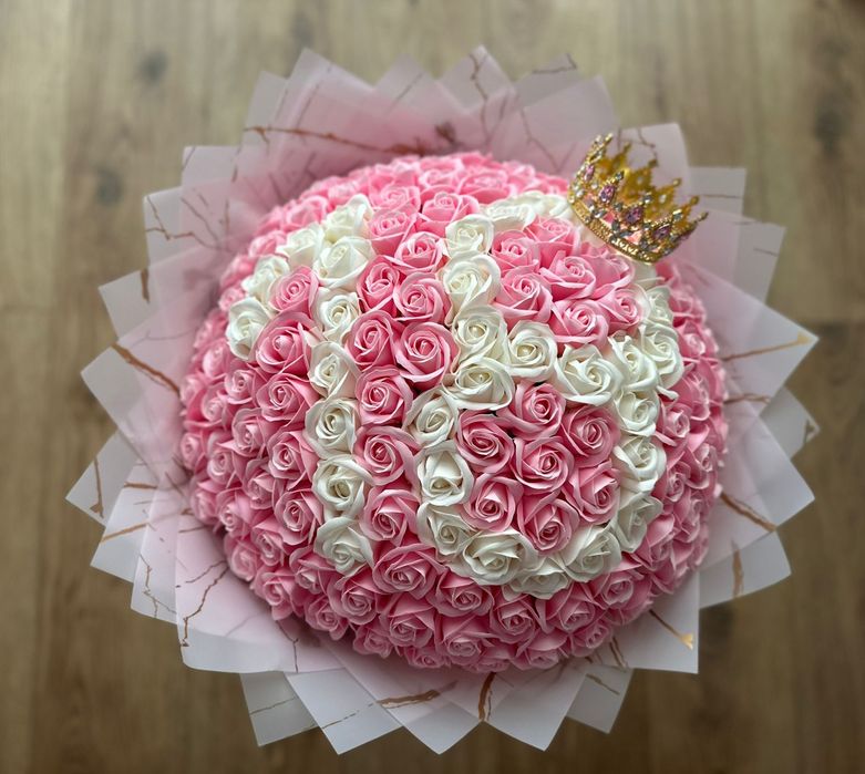 Buchete trandafiri săpun